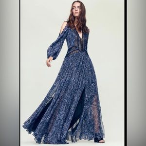 Gorgeous Rebecca Taylor boho maxi dress